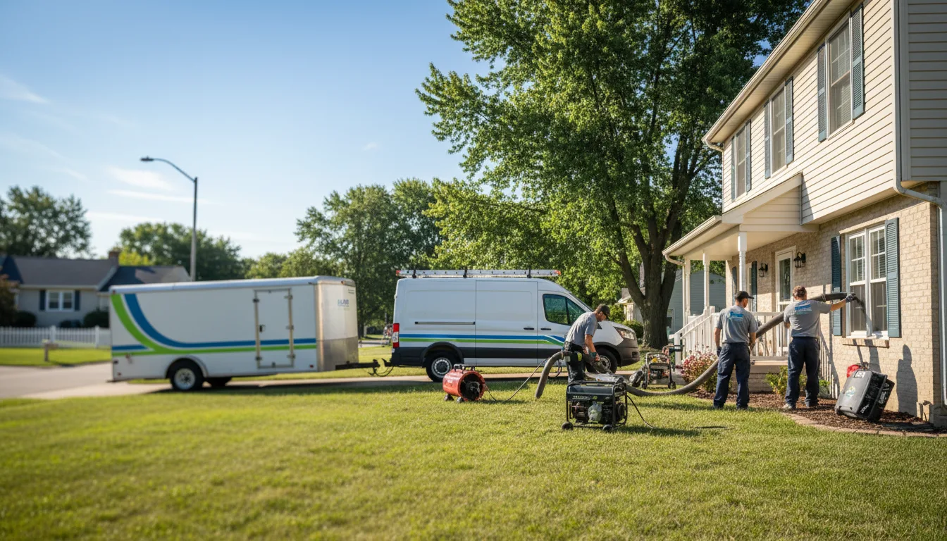Flooded Basement Restoration And Cleanup With Repair in Elkhorn, WI near me